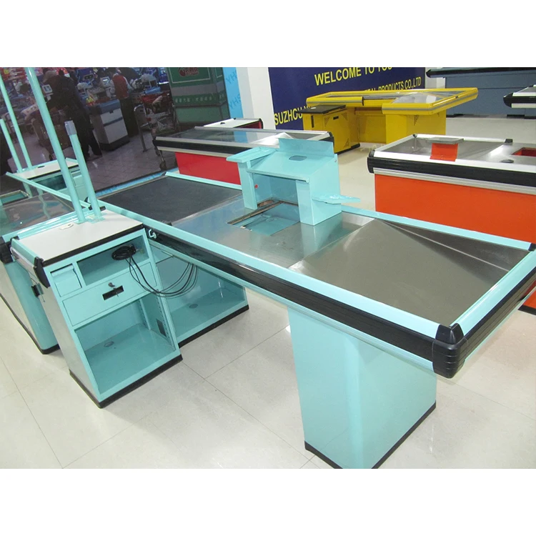 Высококачественные розничные магазины оборудование для супермаркетов оптовые кассовые счетчики на продажу