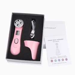 EMS LED Photon Massager Mesotherapy Electroporation RF Radio Frequency Facial Skin Care Face Lift Tighten Beauty Machine
