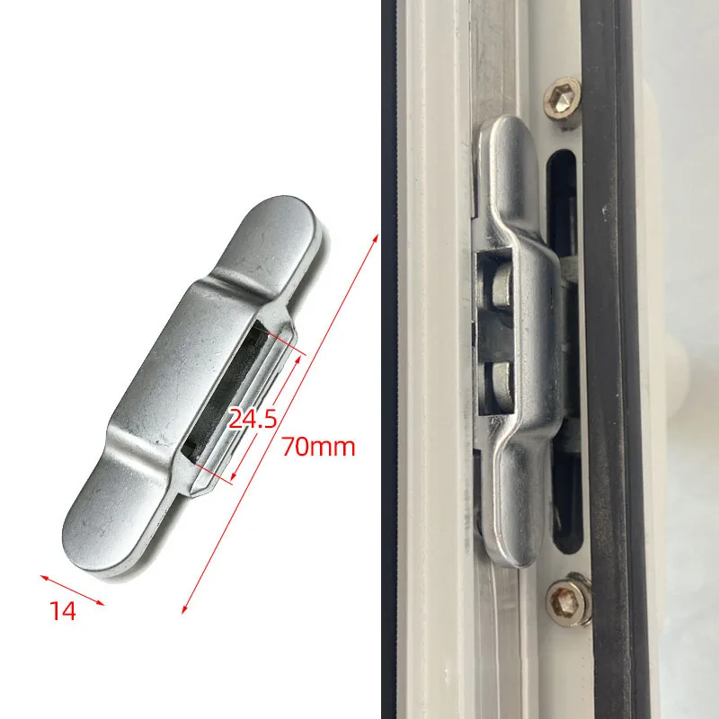 Broken bridge aluminum alloy window lock bar connector door and window fittings lock block
