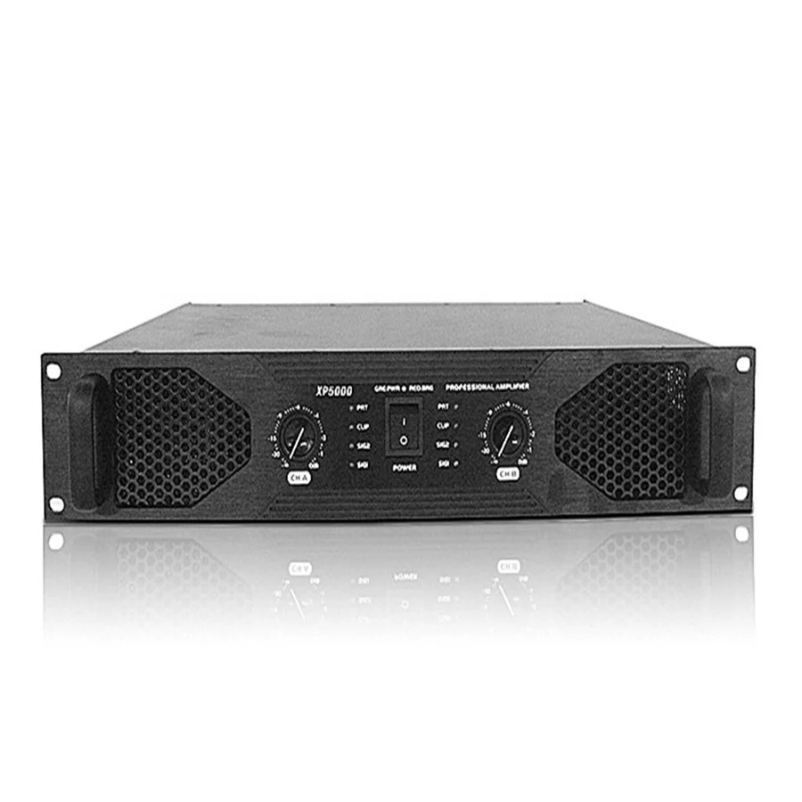 500w Stereo Subwoofer Audio Public Professional Power Amplifier With Dc/uhf Protection Circuit