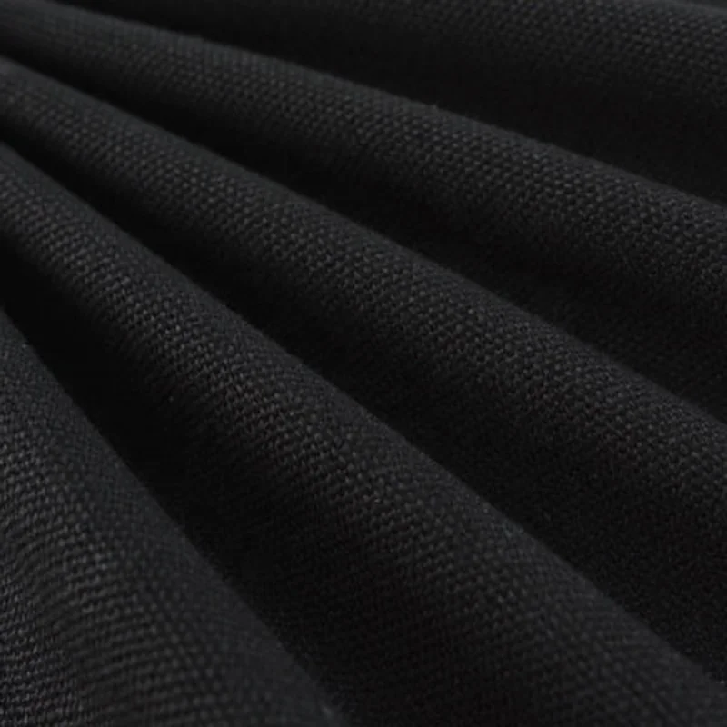 black 16 oz 16oz 100% cotton material canvas fabric for tent shoes bags making