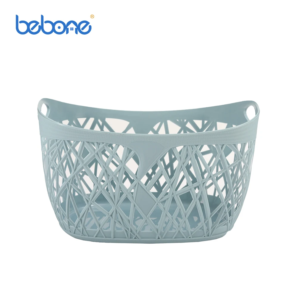 100% PP durable portable plastic hollow home storage basket