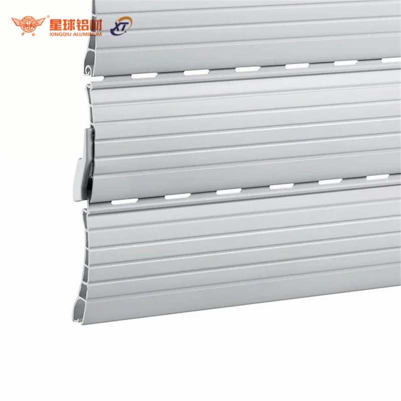 Hot sale fire rated aluminium horizontal roller shutter door slat panel aluminum profiles