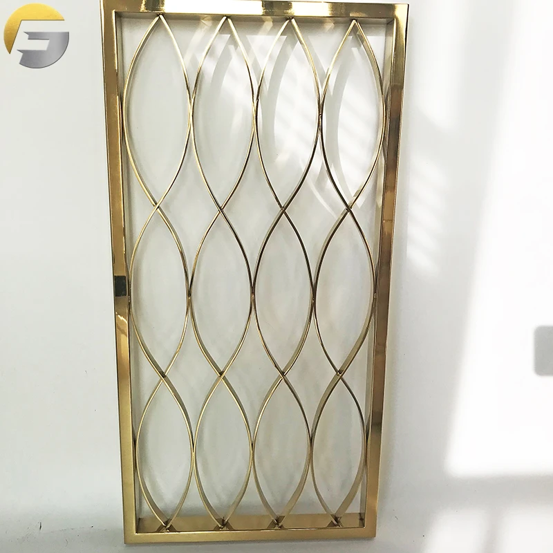 Высокий разделитель комнаты ZE0327, настенная панель из нержавеющей стали, декоративные экраны из нержавеющей стали для лазерной резки