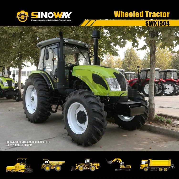 Фермерский трактор большой мощности 150 л.с. 4wd с роскошной