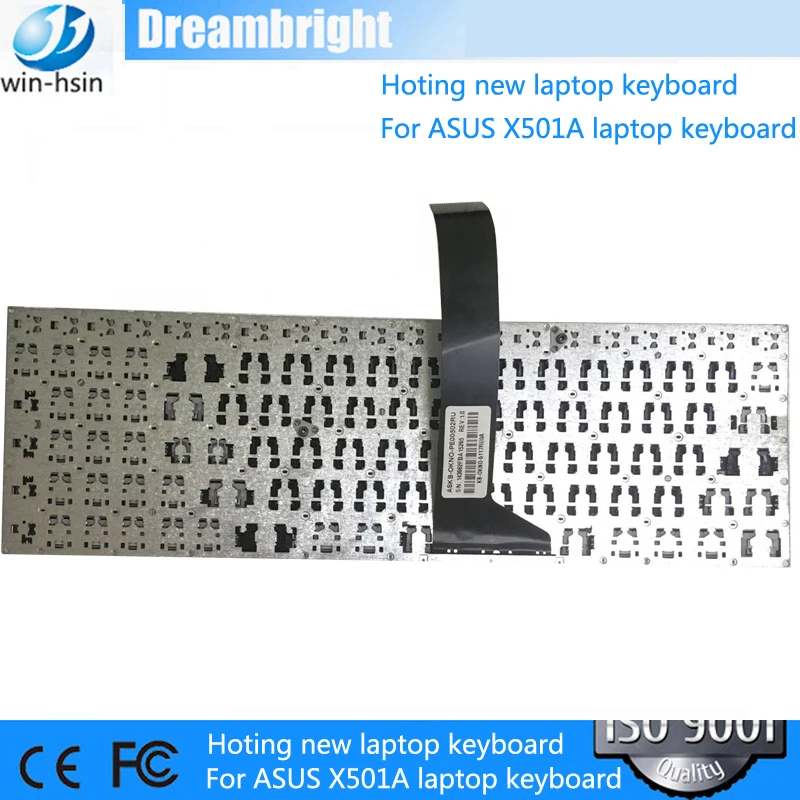 Оригинальный новый черный RU Клавиатура для ноутбука Asus X501 X501A X501U ноутбук с русской клавиатурой без рамки