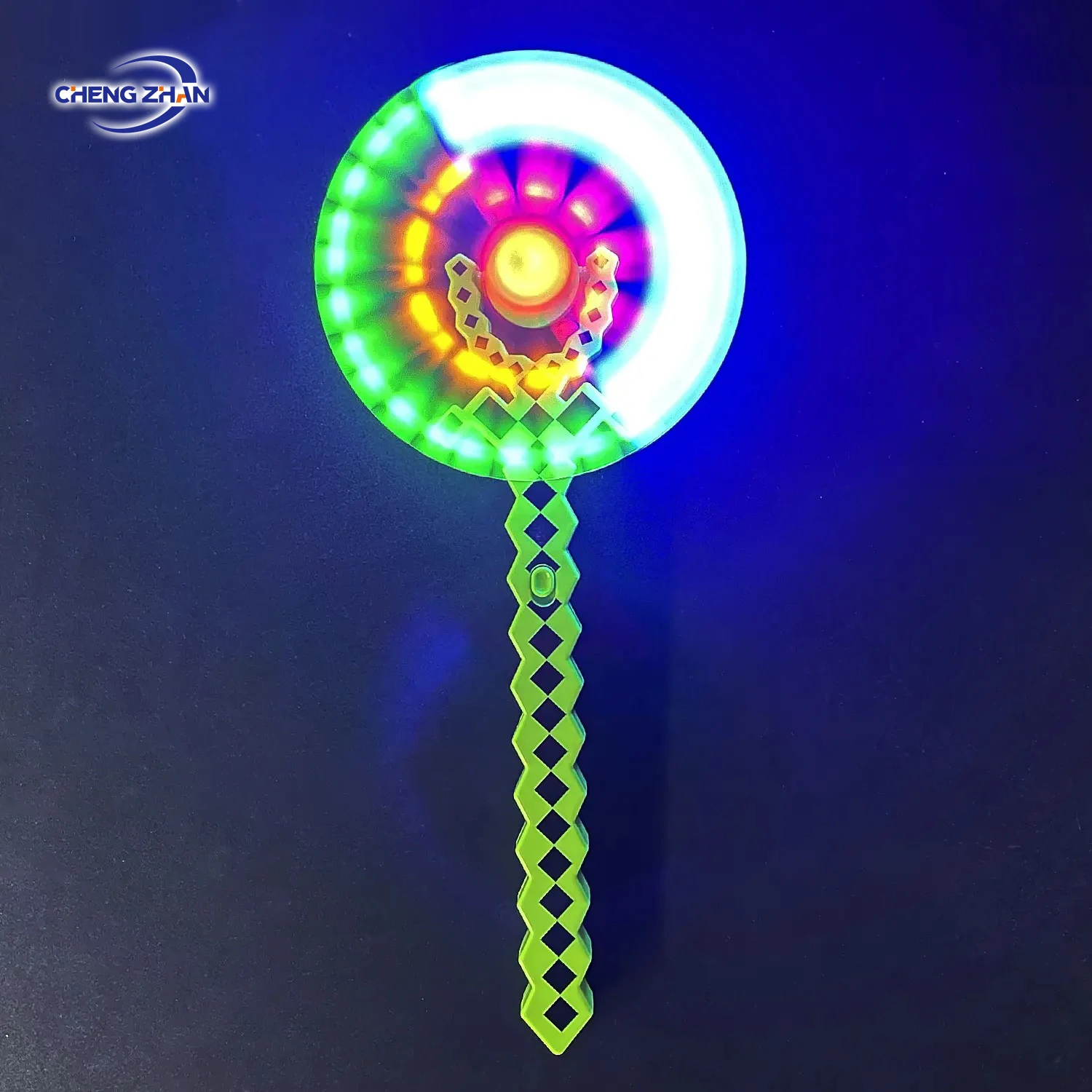 Light up windmill toys 5 light up pixel windmill for kids Spinning Windmill Luminous Toy For Child Gift