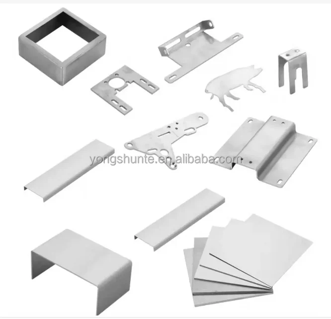 Oem Sheet Metal Forming Bending oem  Steel Bracket Custom Metal Bracket Black Powder Coating Aluminum Bracket