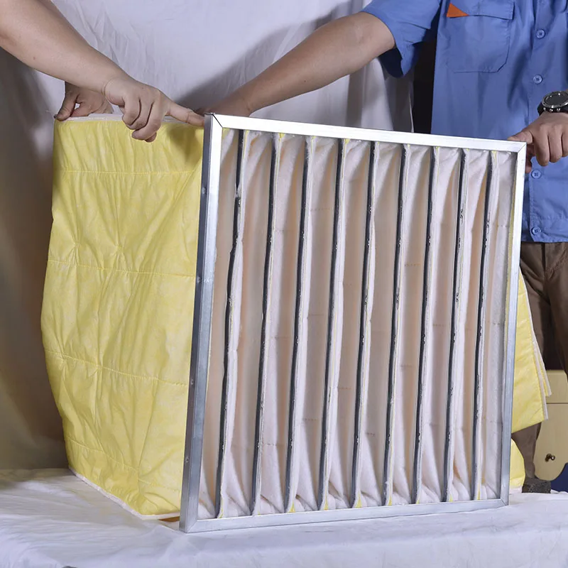 Huatai Wholesale Medium Effect Bag Nonwoven Intake Air Purifier With Washable Filter