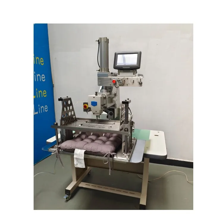 Fully automatic Left Hand carpet Sewing Machine double side stitch ground mat cushion multi needle machine