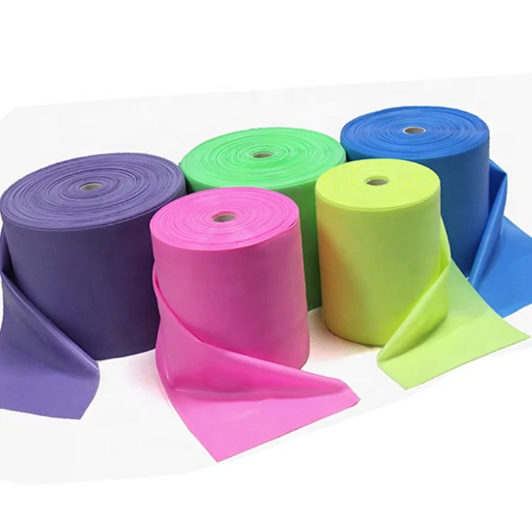 Resistance Band Roll 25m Stretch Elastic Band For Upper & Lower Body & Core Exercise Physical Therapy Yoga Home Workout