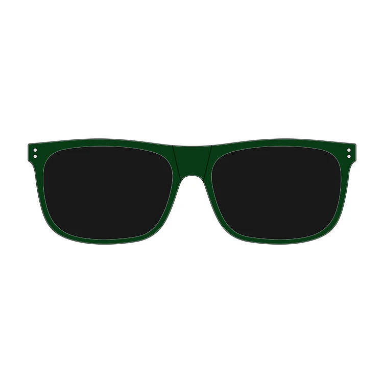 Classic Fashionable Sun Glasses Double Bridge G15 Polarized Sunglasses Flexible Eyewear