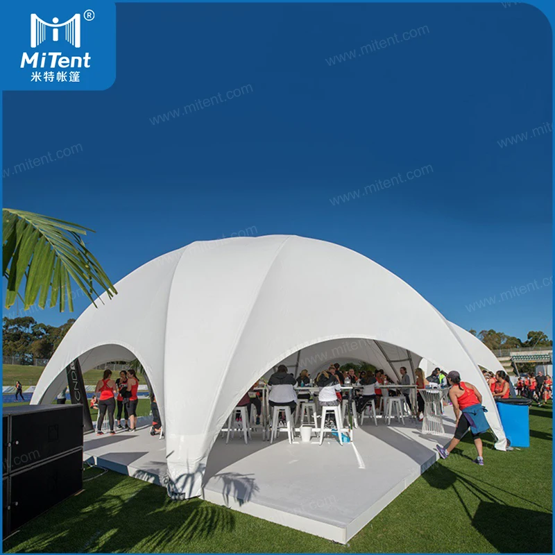 Высококачественная Шестигранная арочная палатка 6 м 8 м для занятий спортом на открытом воздухе