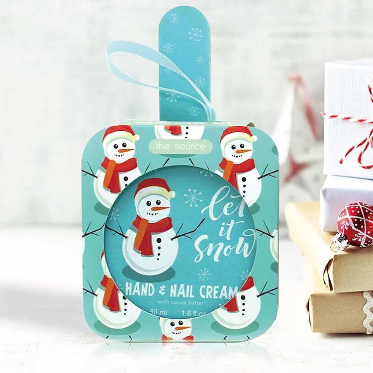 Custom logo natural vegan moisturizing whitening organic mini hand cream set Christmas gift set