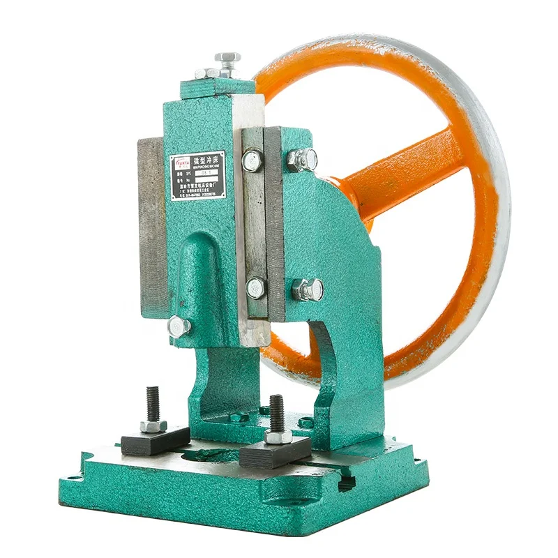 0.5T-1.5T Force Manual Operated Hand Press Machine Using for Cutting Bending Stamping Pucning Riveting
