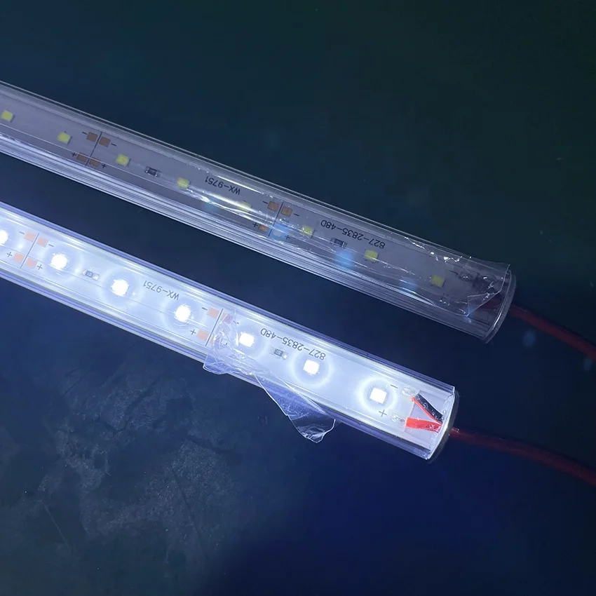 waterproof supermarket ice cream display chest led freezer refrigerator lights