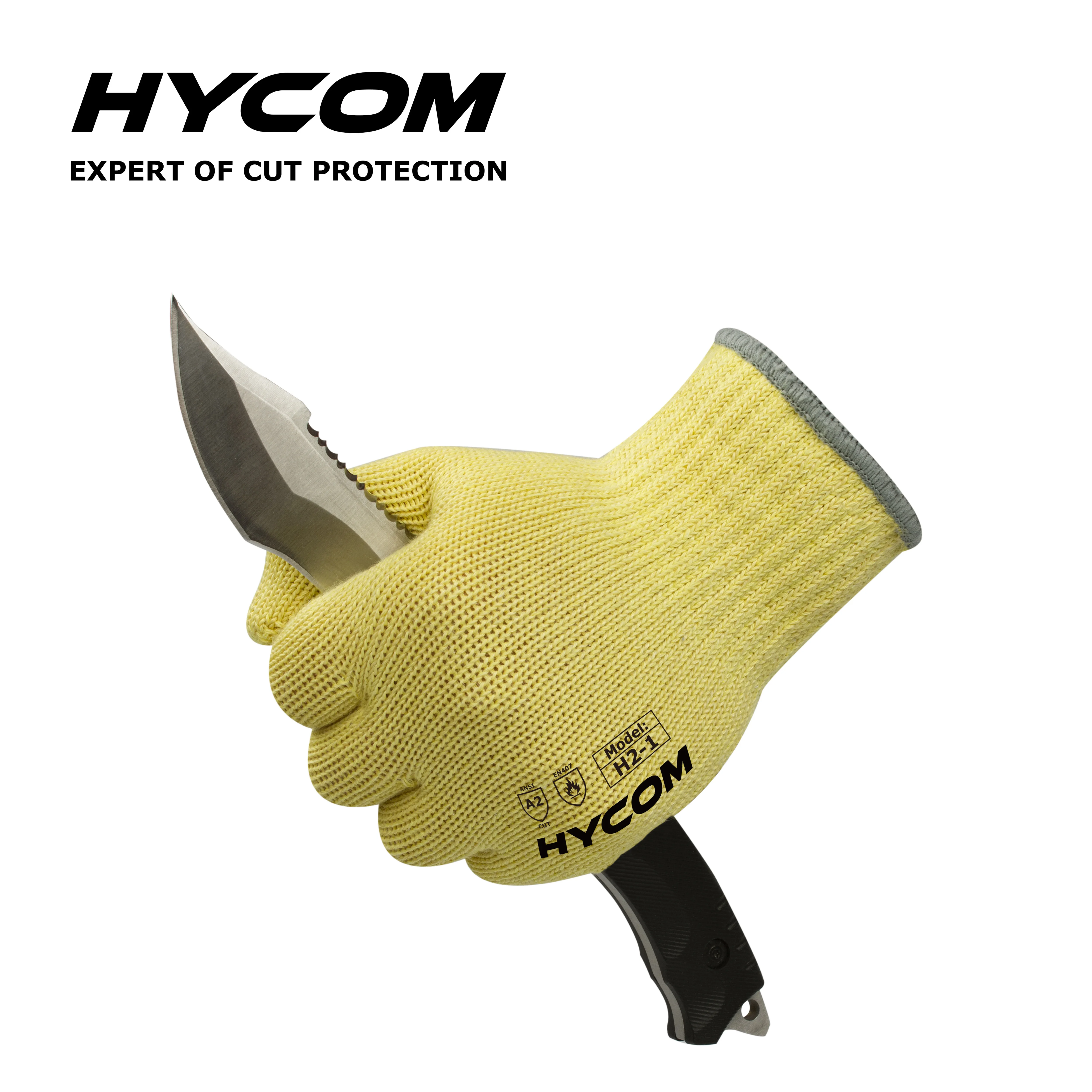 High Quality Anti Cut labor safety aramid heat resistant gloves
