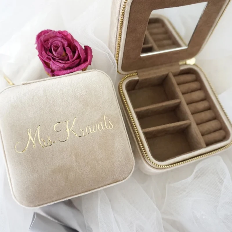 Роскошный бархатный набор коробка серьги браслет шкатулка для ювелирных изделий подарочные шкатулки жемчужное ожерелье