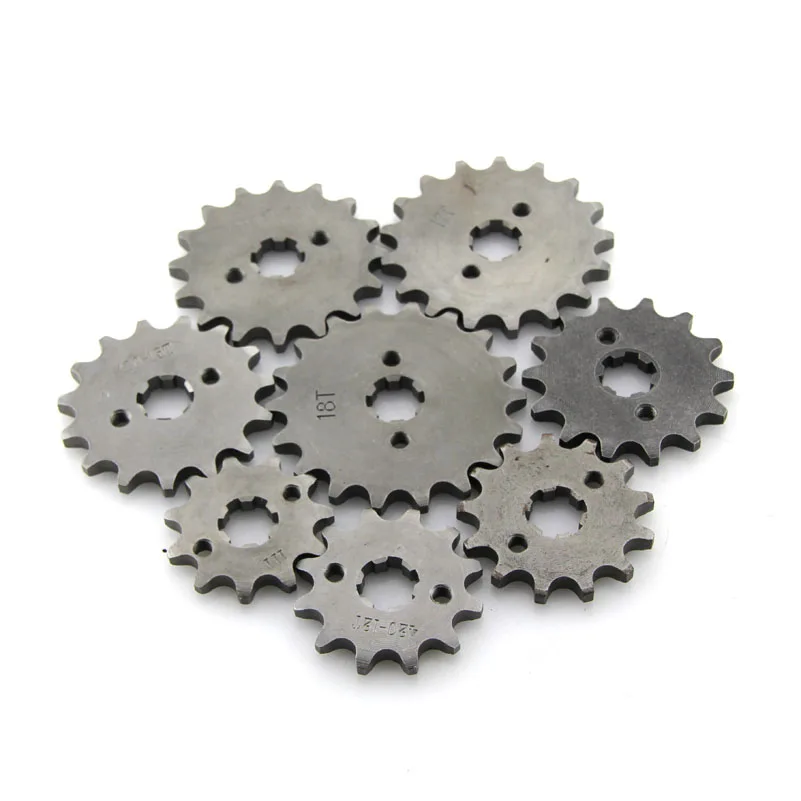 420 10 17mm tooth sprocket chain gear transmission gear assembly replacement for 50cc 70cc 90cc 110cc motorcycle dirt bik