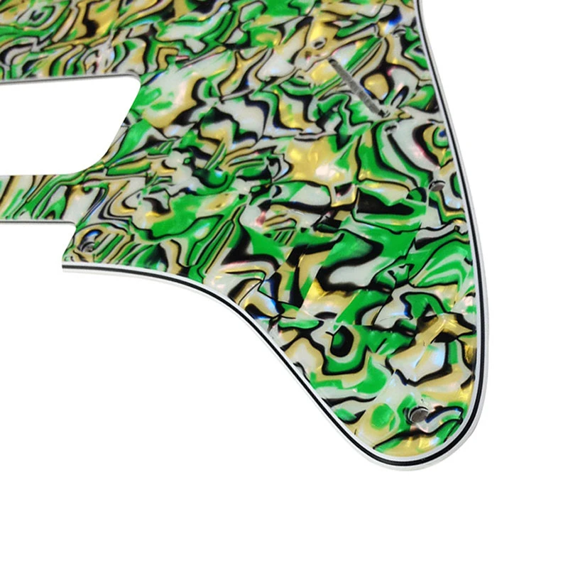 Pleroo 11 Screw Hole Guitar Pickguard  FD St  HH Humbuckers Pickups Scratch Plate NO Control Punch Holes Multi color
