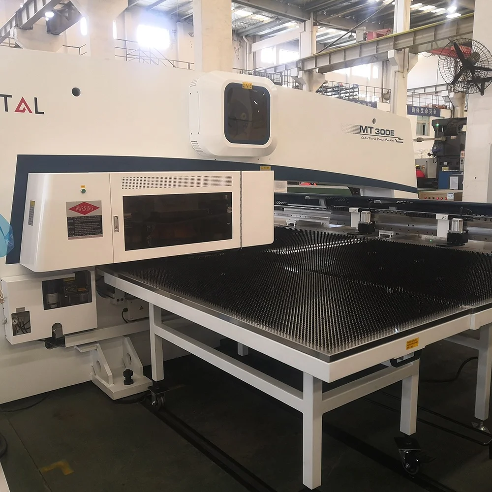 T&L Brand MT300 CNC Servo electric cabinet Turret punching machine with FANUC Oi-PF