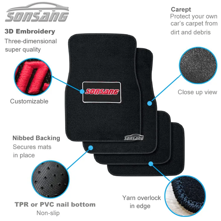 SONSANG 3d Floor Upholstery Mat Custom Foot Liner Cars Carpet for Leapmotor Car Mats