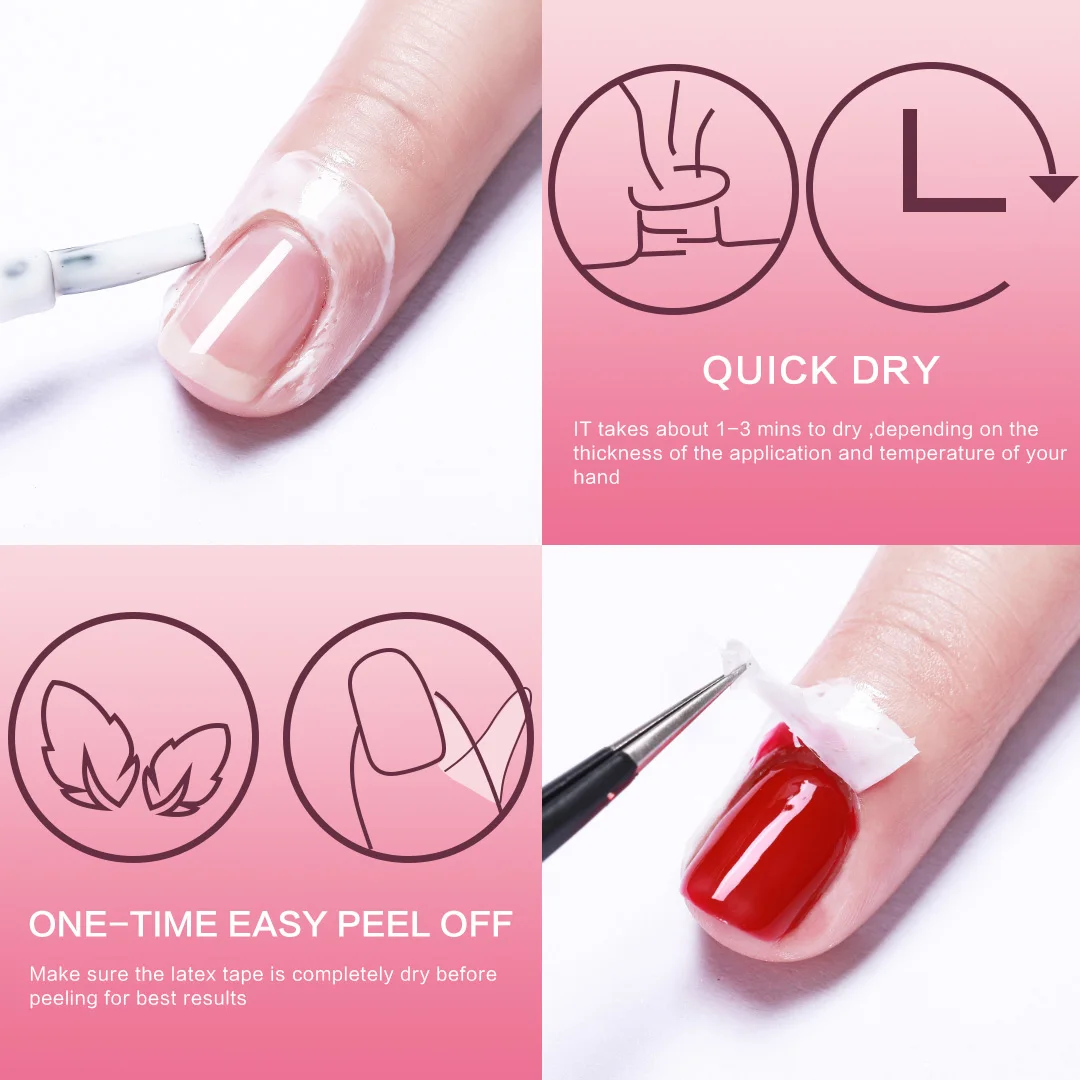 15 мл акриловых ногтей Nail Art лента латексная палец кожи защищены жидкого латекса для дизайна