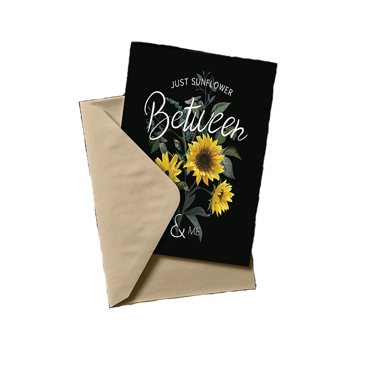 Greeting card envelope wedding invitation card custom luxury card for party