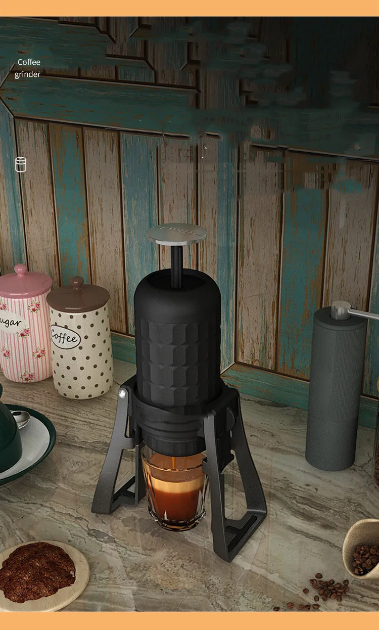BEST SOLD   COFFEE MAKER Portable Coffee machine Portable outdoor home office manual espresso maker