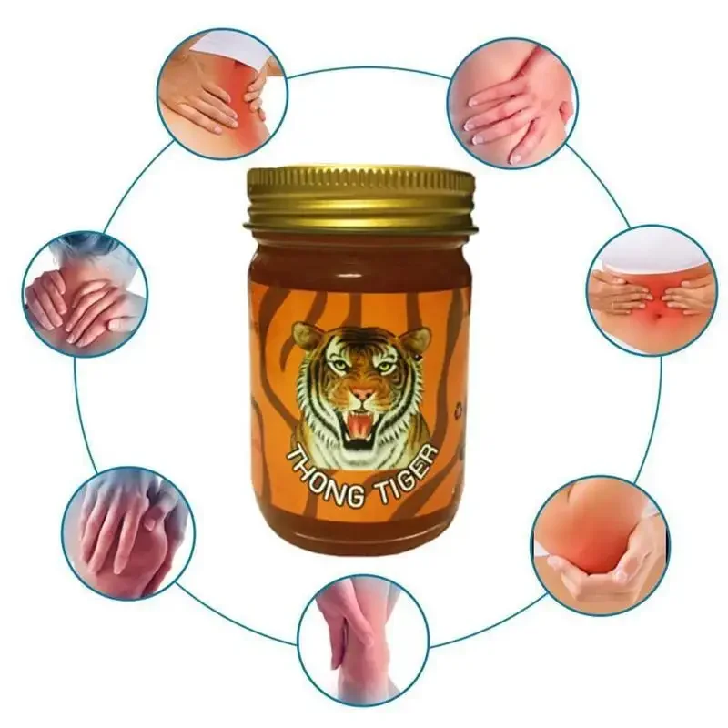 Health product 50g fast pain relief  ointment arthritis knee back shoulder custom logo Thailand Tiger Balm cream