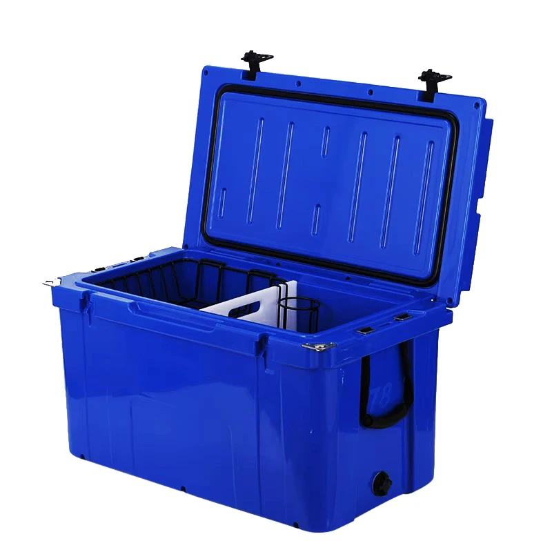 Customized roto moulded camp cooler box