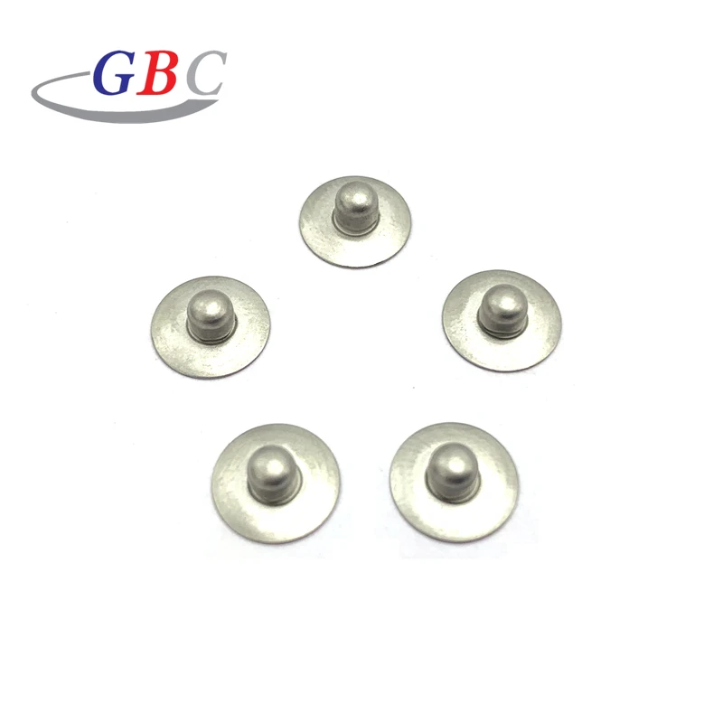 Factory wholesale Custom Metal  garment nipple up rivet for shoes caps cloth garment  bags leather spike rivets and studs