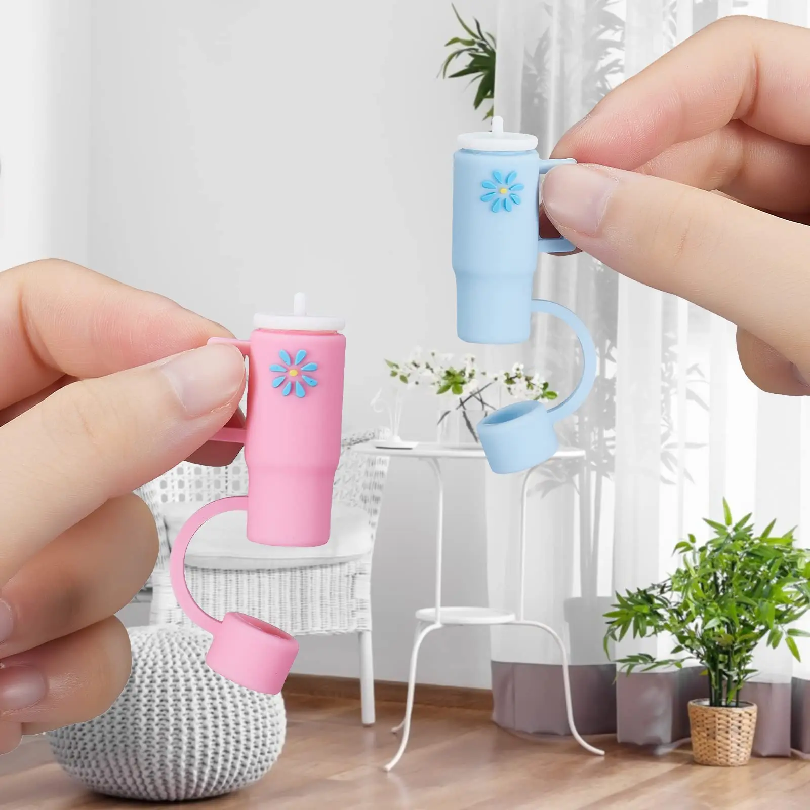 New Silicone Anti-Spill Plug Straw Cap for 10mm Straws for Promotional Activities and Welcome Gifts for Travel Agency