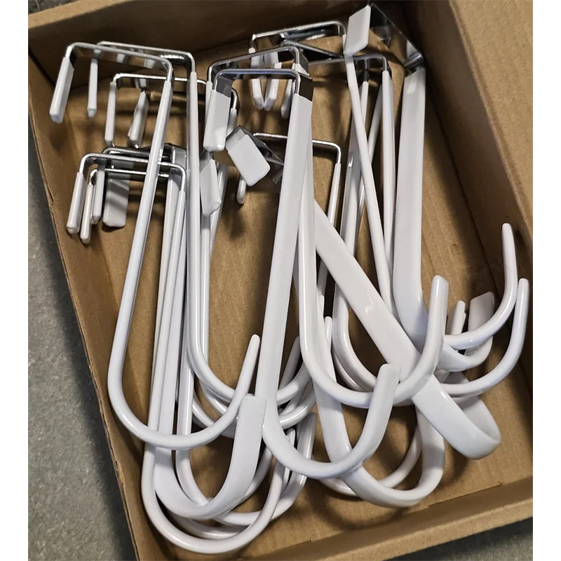 Door Plastic Coating door hooks Hanger custom over the door hooks for hanging Living Room Bathroom Kitchen Hanging Clothes