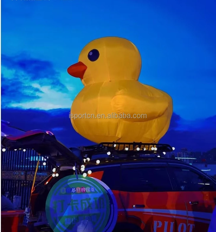 huge large giant 10ft 20ft customized yellow inflatable rubber duck with led light for sale inflatable christmas duck