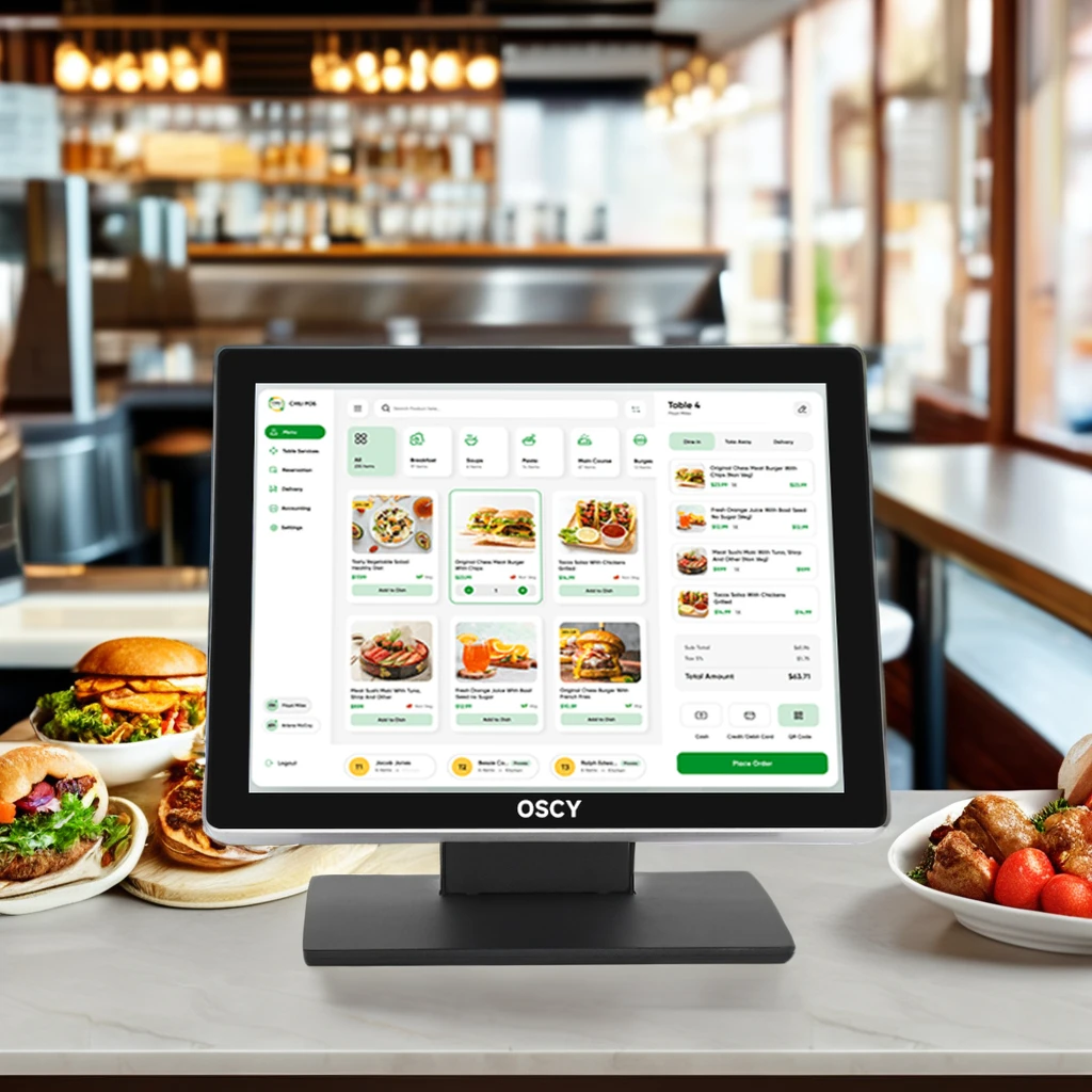 15inch/15.6inch All In One Touch Screen Pos Systems Windows 10 Cash Machines Pos Hardware Manufacturers