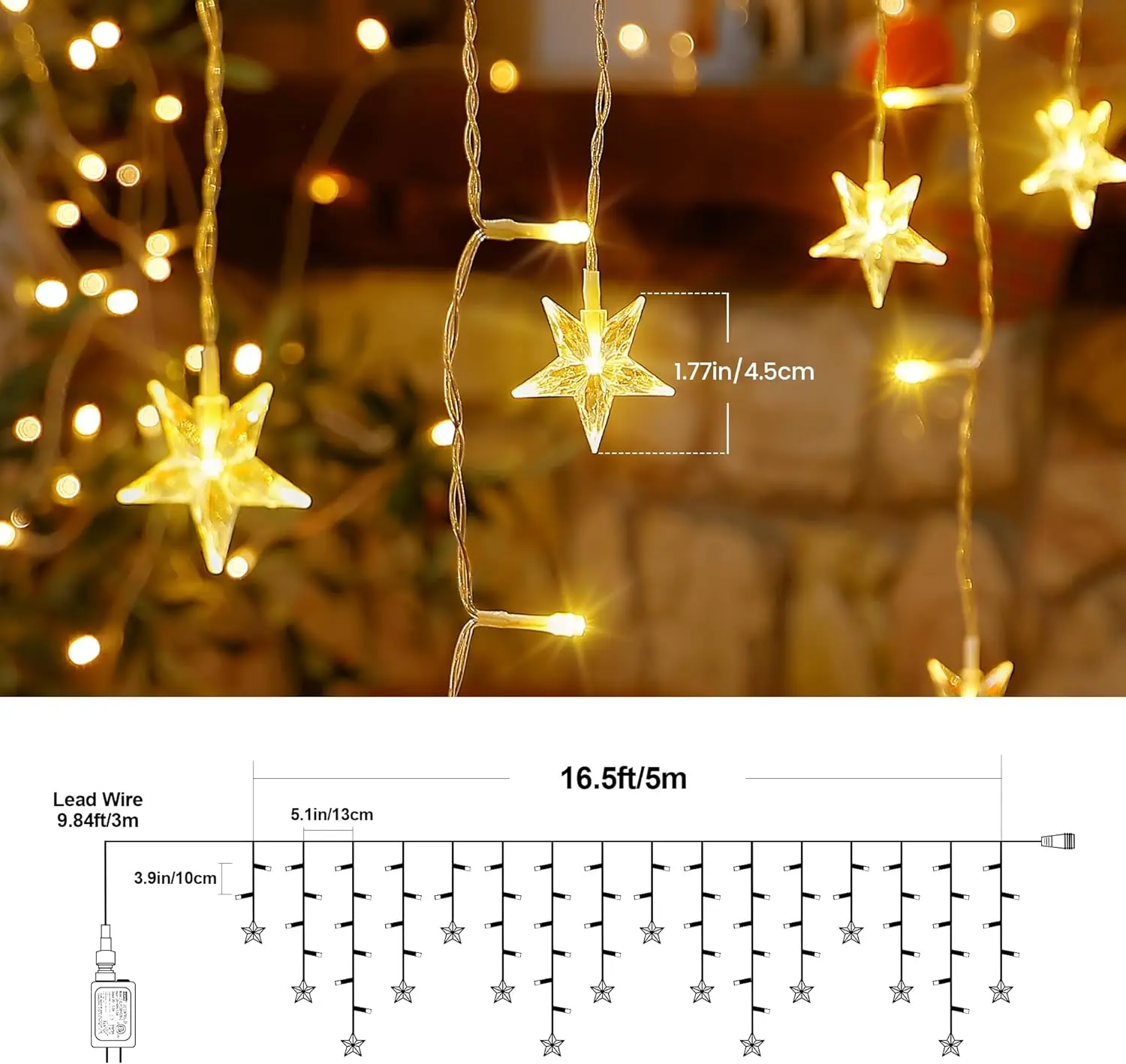Cheap Icicle Light Rgb Twinkling String Outdoor 5v Waterproof Solar white christmas lights With High Quality