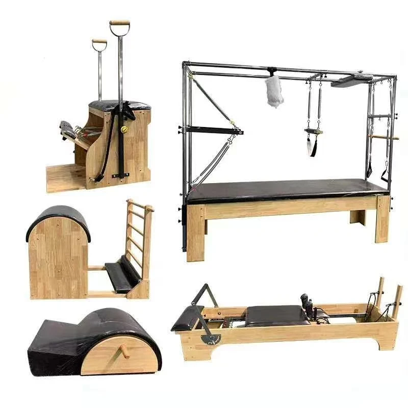 Factory Wholesale Sale Cadillac Reformer Pilates Full Trapeze Gym Fitness Equipment For Studio and Home 2-in-1 Cadillac