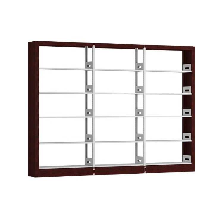 Single side bookcase book shelf library furniture bookshelves specification storage library bookshelf