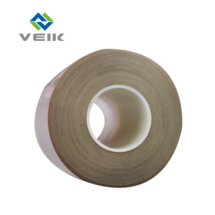 PTFE Coated Fiberglass Tefloning Adhesive Tape for Food Packaging/