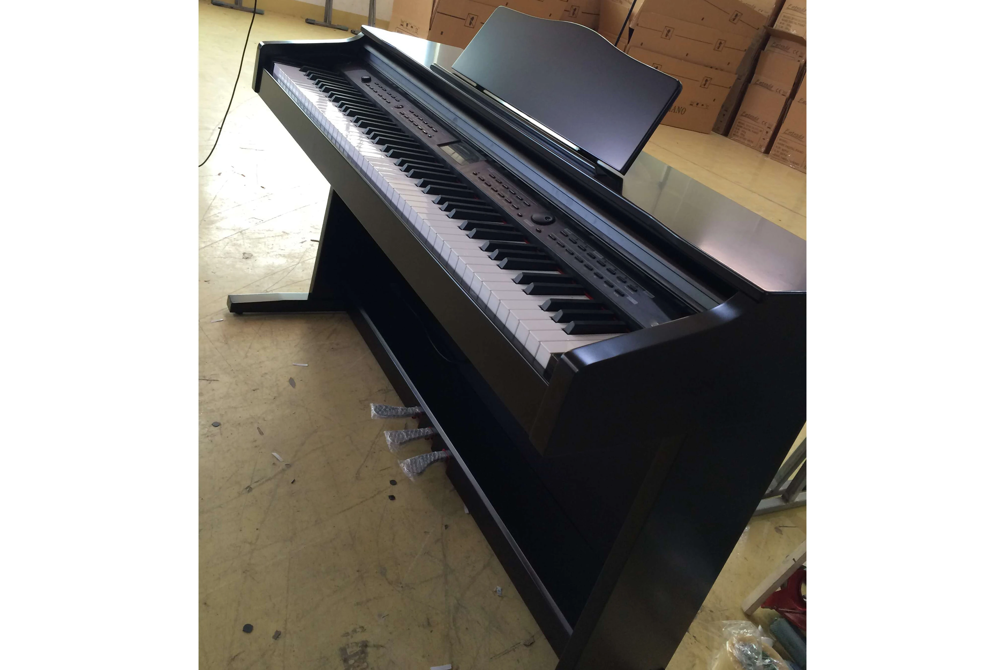 Matt Painting Finish Big LCD Screen Digital Piano