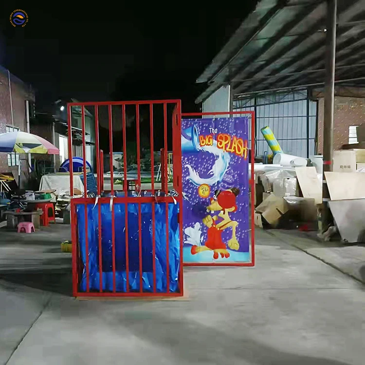 Customized Adults Interactive Dunk Tank Dunking Booth Water Splash Game