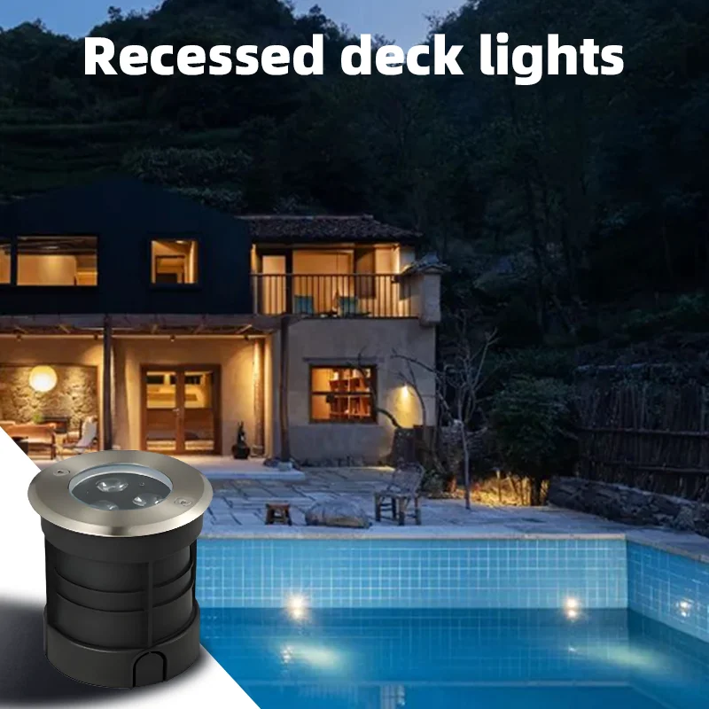 Landscape decoration IP68 3W 6W 9W 12W 15W 18W 24W 36W waterproof RGB lighting LED fountain and swimming pool underwater lights
