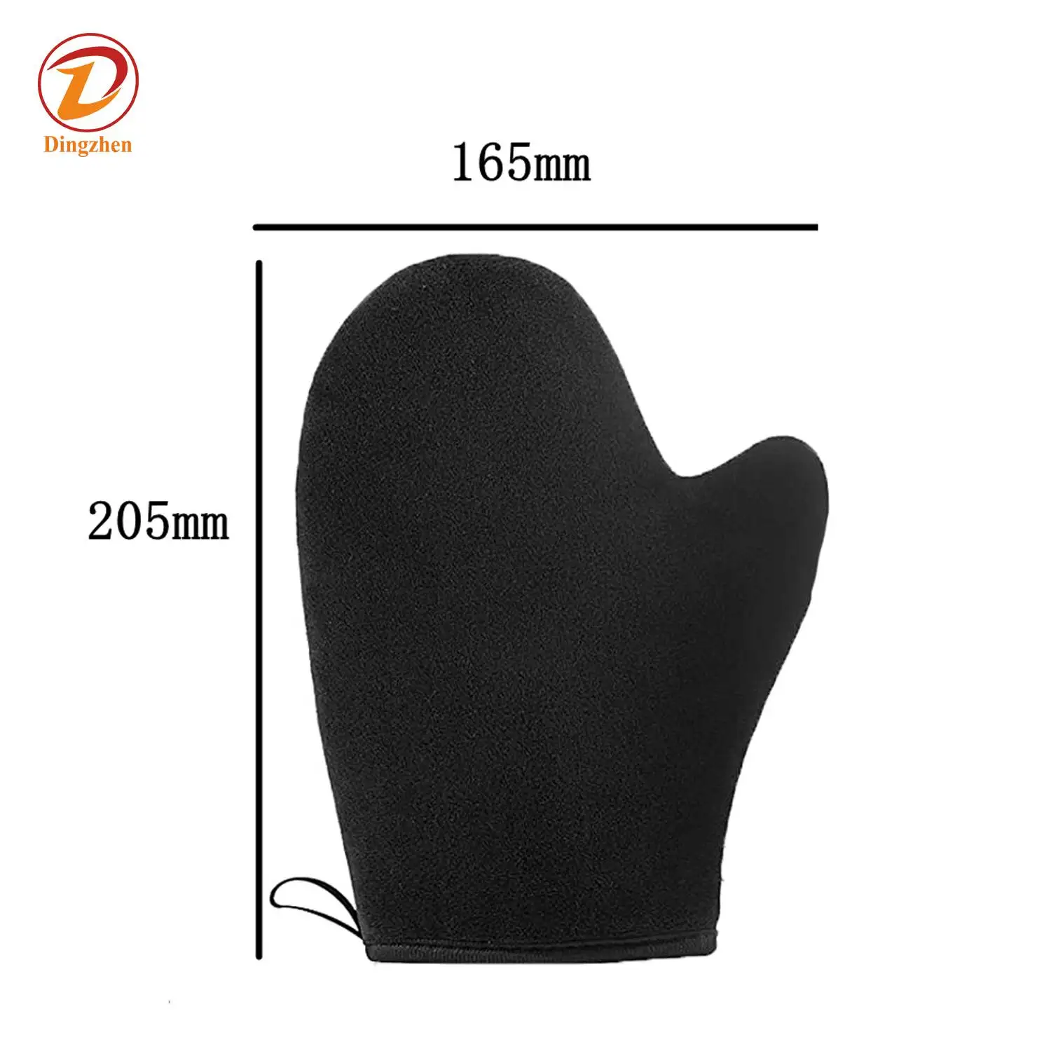 Private Label Body Scrub Massage Apply Essential Oil Sponge Thumb Tanning Gloves Self Tanning Mitts