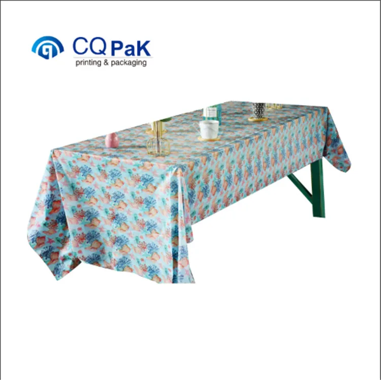plastic round table clothes