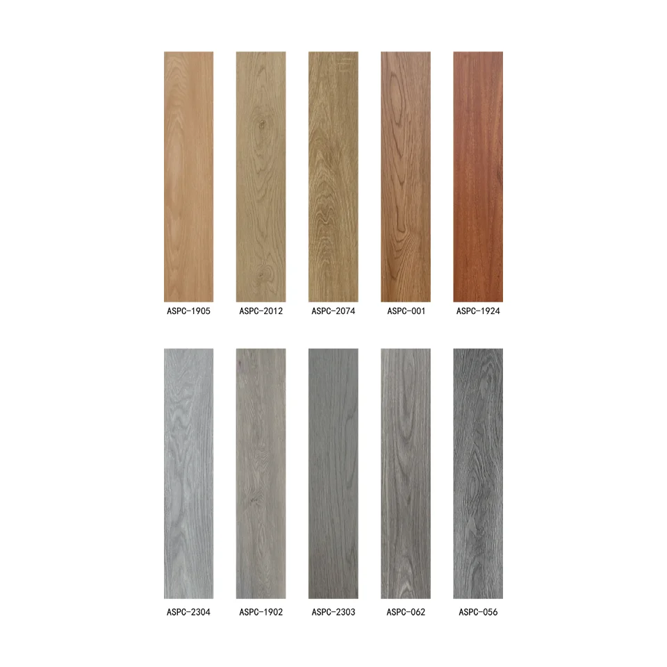 waterproof wood grain 4mm 5mm 6mm 7mm 8mm pvc click lock spc flooring lvp flooring vinyl plank luxury vinyl flooring with IXPE
