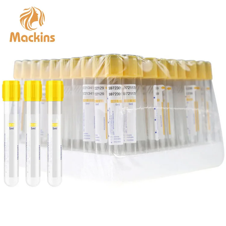 Medical glass blood collection tubes vacuum blood sample collection test tube