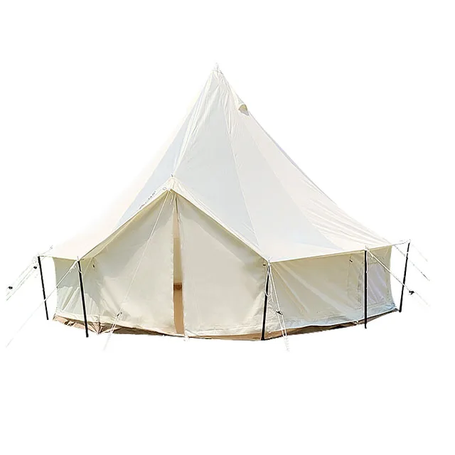 Oxford Tipi Desert Teepee Pyramid Yurt Bell Tent Sale with Mosquito Net Door for relax