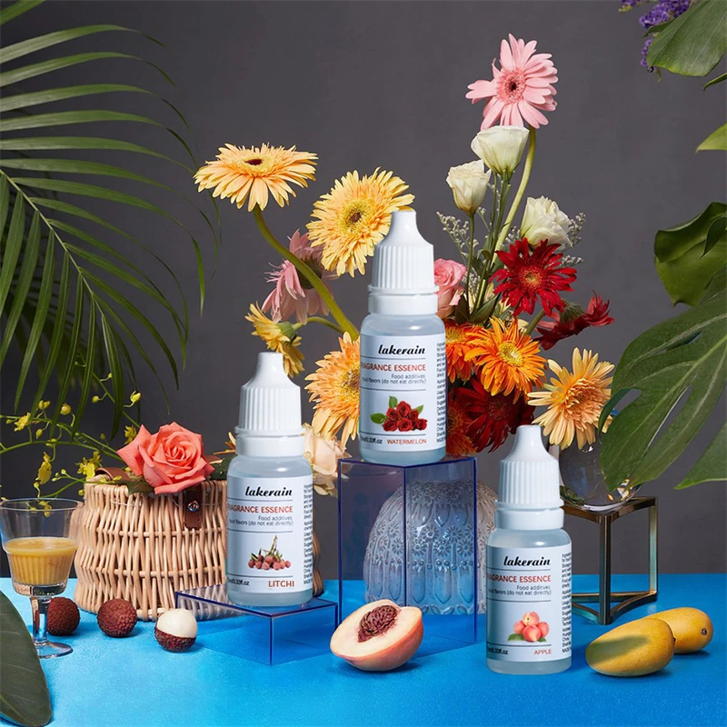 Lakerain 10ml fragrance essence diy lipstick lipgloss biscuits handmade balm cakes flavoring oil lip gloss making