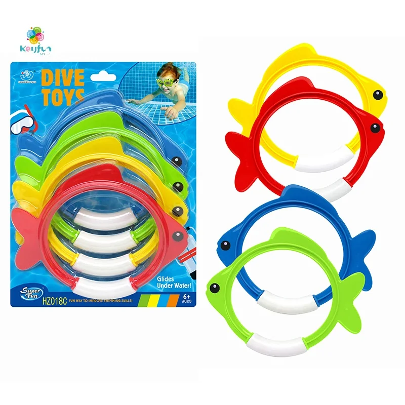 new items outdoor sport summer toys pool swimming Rings water toys rings children underwater Sports play kids diving toy